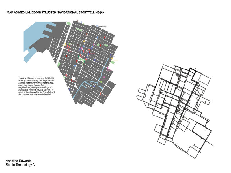 Title Page; base map given to users to plot their pathways, along with layered image of all pathways together.