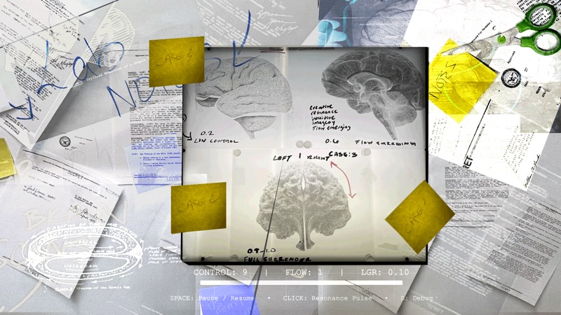 CIA Brain Scans Light box & CIA Psychologist Notes