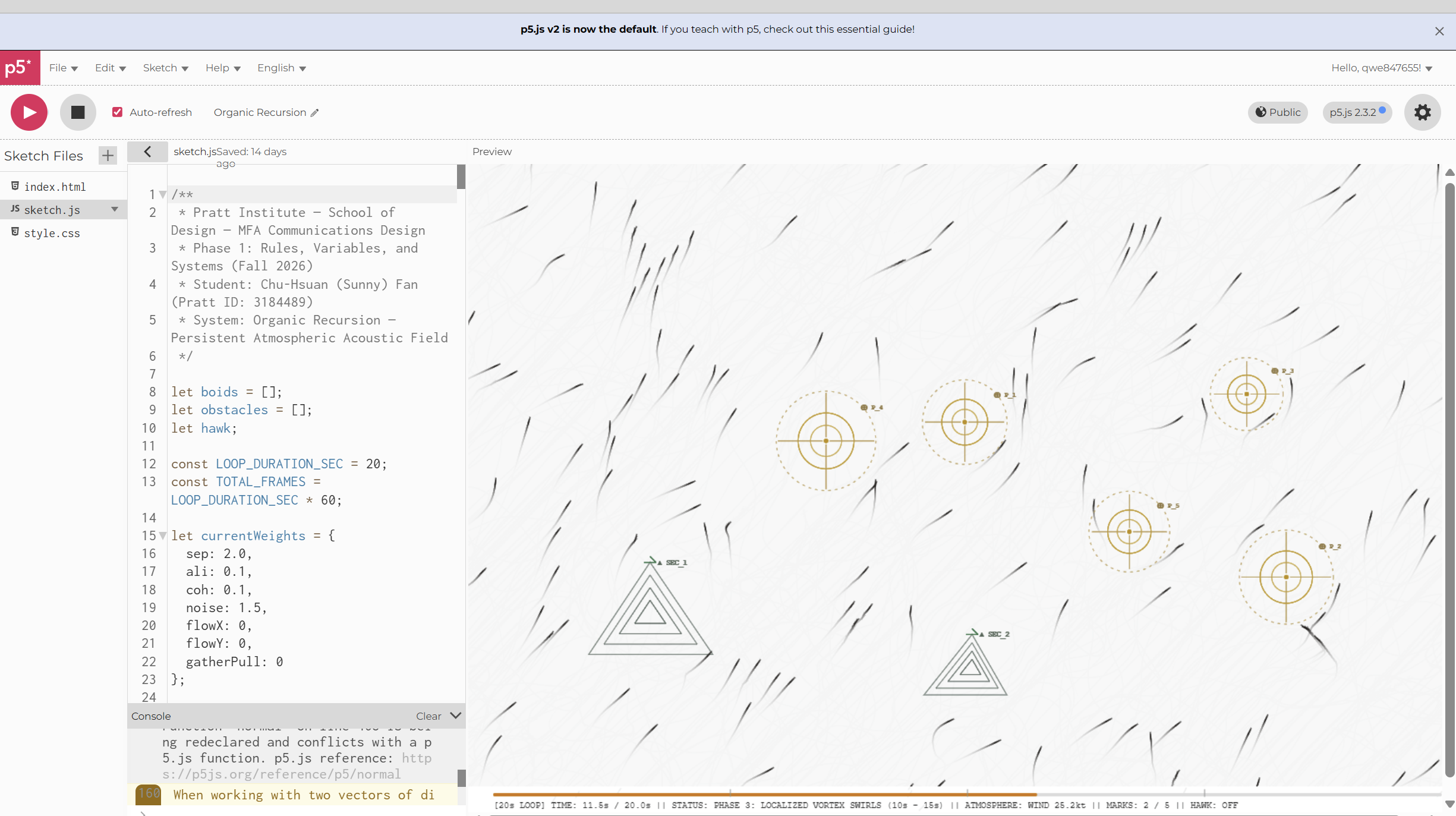 P5.js System