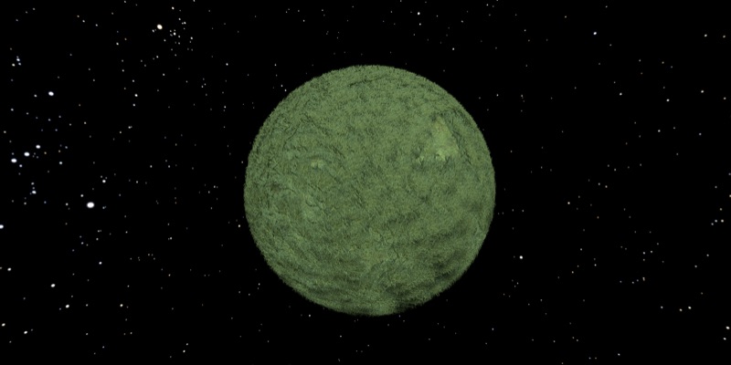 This is what the screen looks like before users move their hands and face.