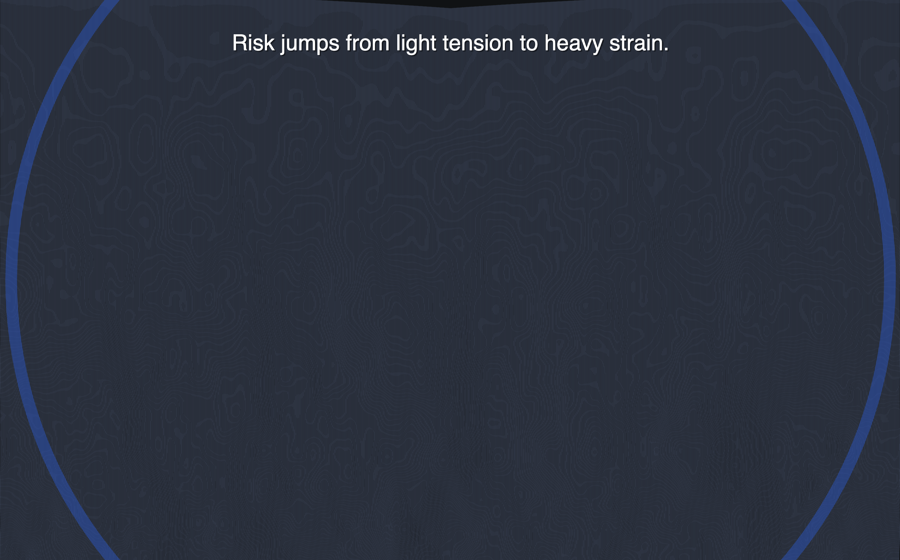 A screenshot of my final page as one of the statements flash on the screen and it reacts to sound.