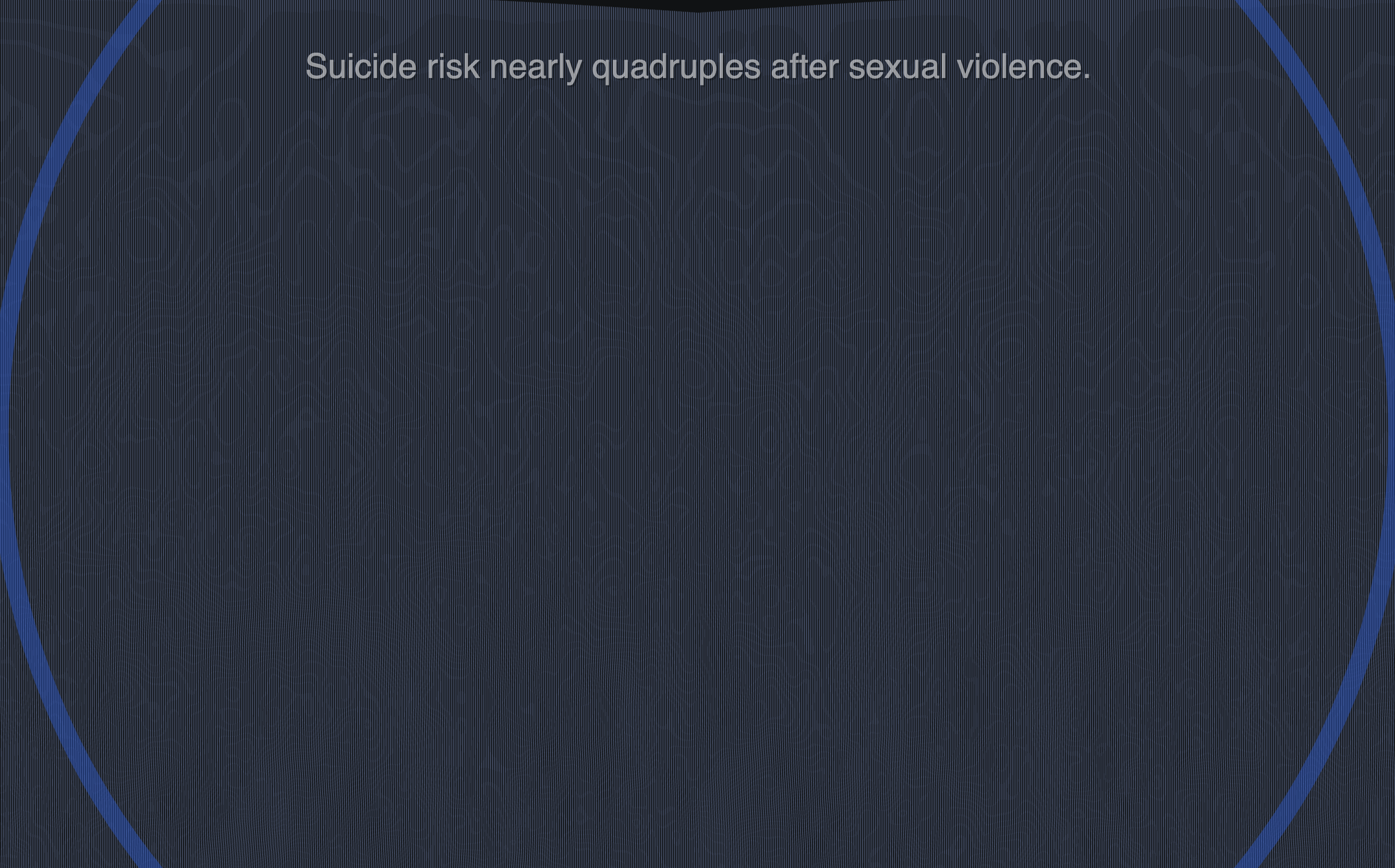 A screenshot of my final page showing one of the statements fade out on the screen and it reacts to sound.