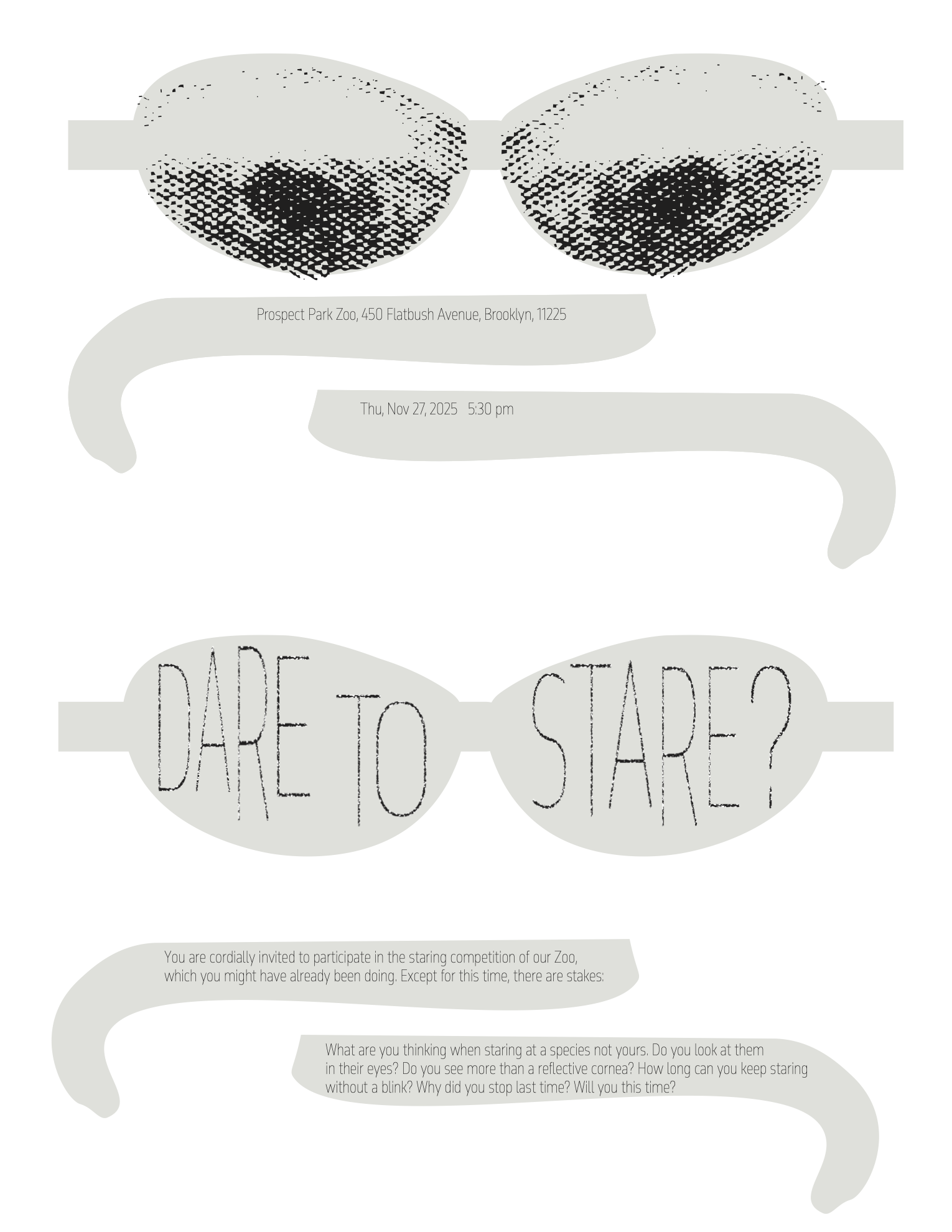 This is an invitation to come stare.