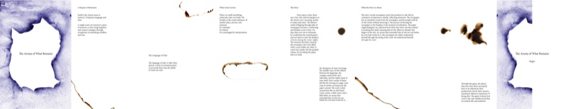 This booklet explores the relationship between scent and human memory in text form, and it is divided into several sections, each explores the profound connection between scent and the human experience in a poetic way