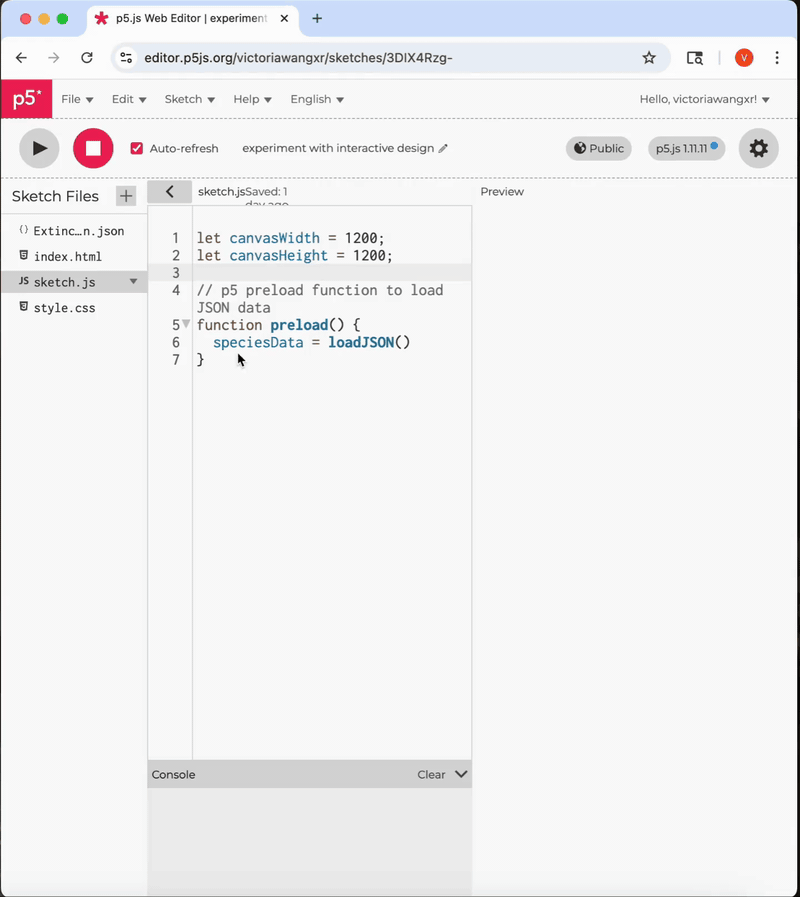 p5.js processing video