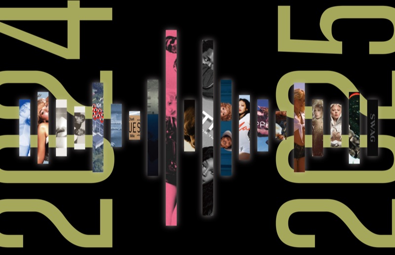 This is the poster presentation of the dataset of the Top 100 Hit Songs by selecting 20 symbolic songs as sound wave bars. The longer bars mean the longer duration and views of this song.